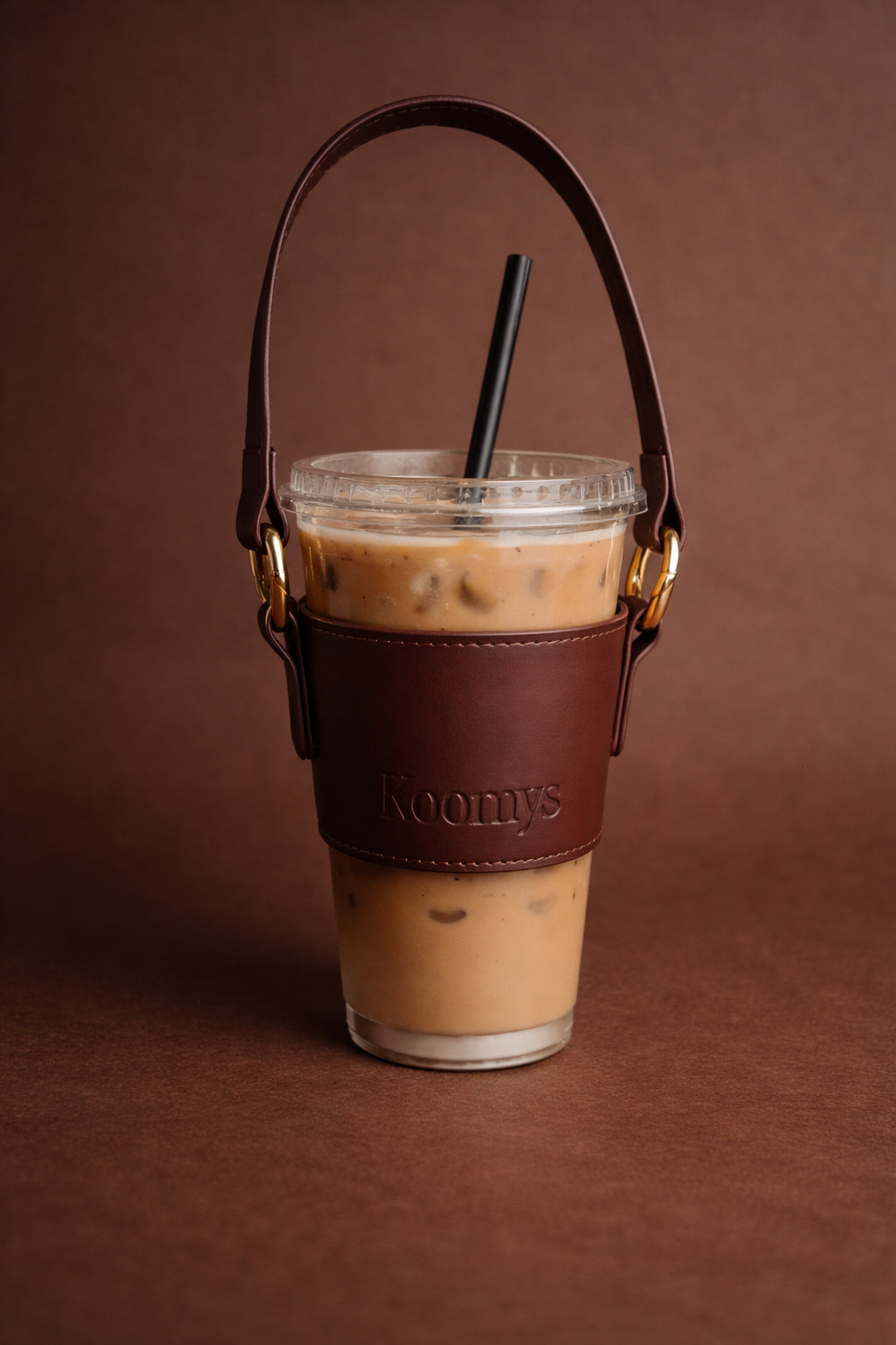 Caramel Latte - Porte-Gobelet Marron Cognac