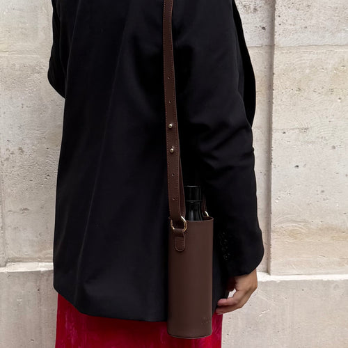 Chai Wander - Porte-Gourde Marron Cognac