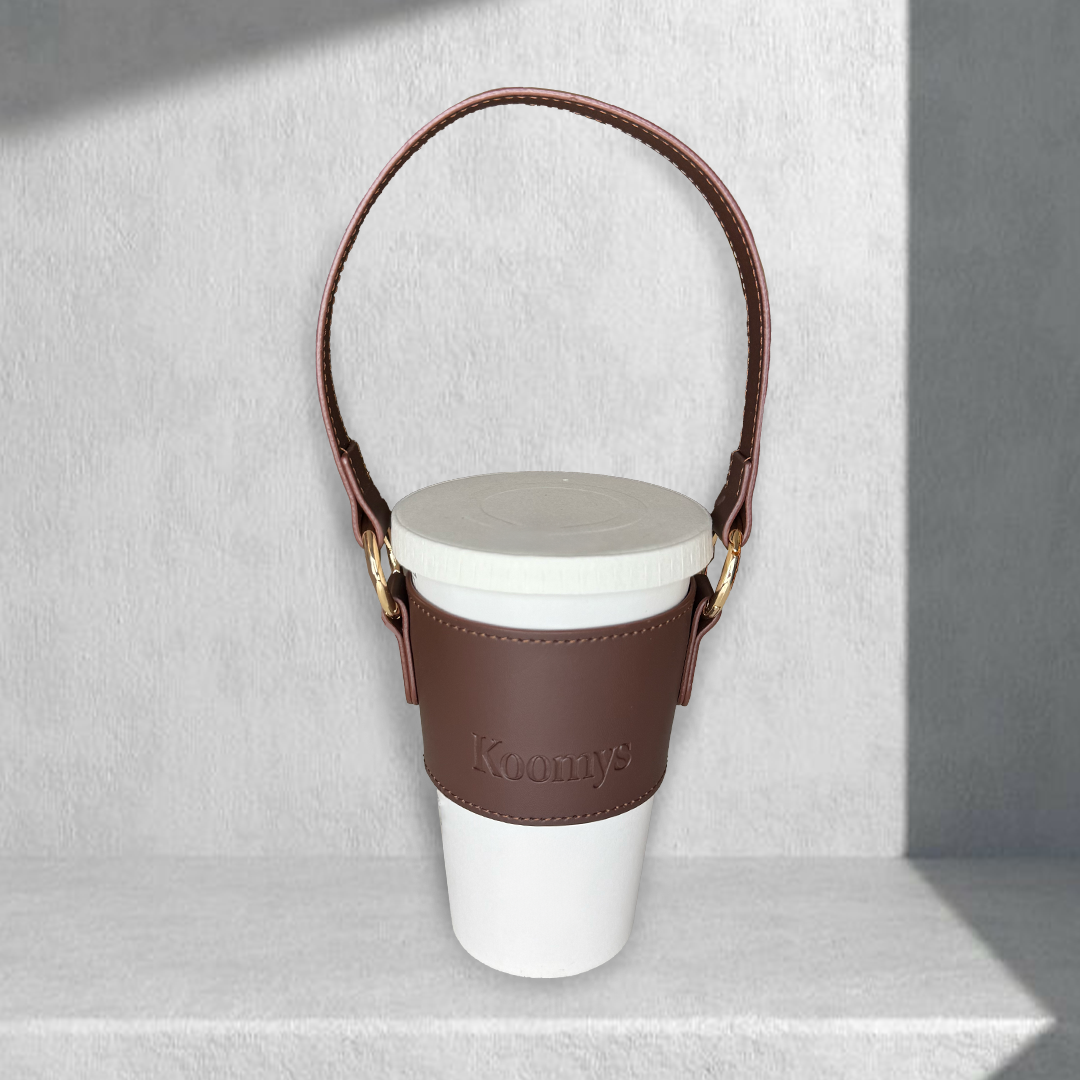 Caramel Latte - Porte-Gobelet Marron Cognac