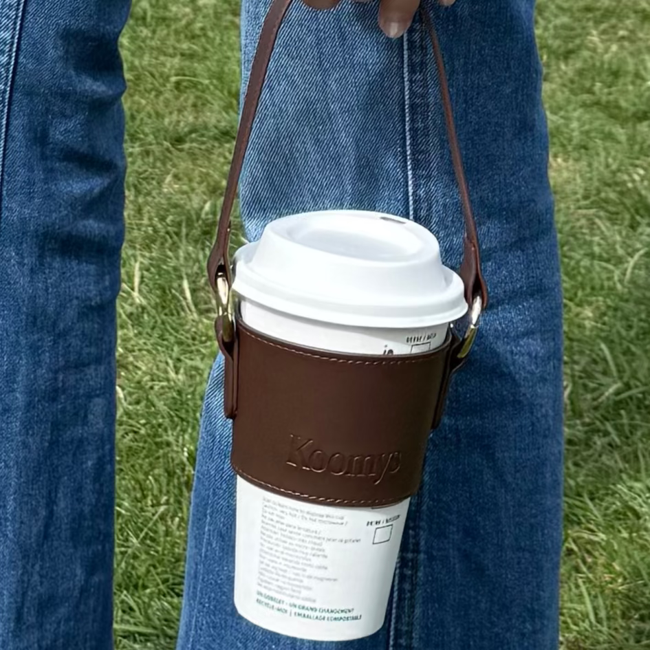 Caramel Latte - Porte-Gobelet Marron Cognac